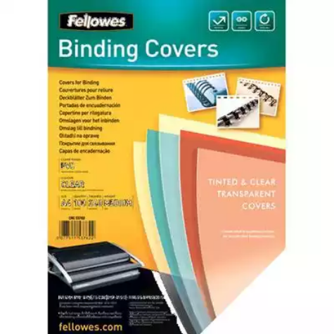 Picture of FELLOWES BINDING COVER PVC 240 MICRON A4 CLEAR PACK 100