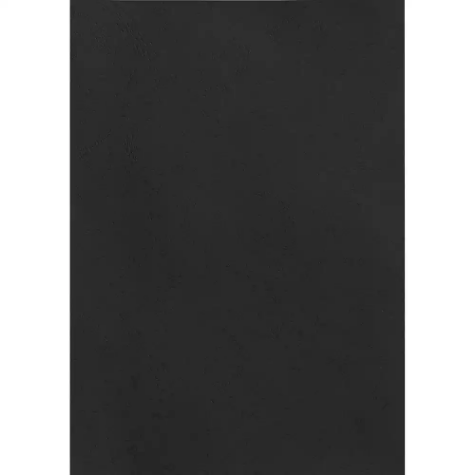 Picture of REXEL BINDING COVER LEATHERGRAIN 250GSM A4 BLACK PACK 100