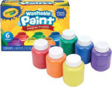Picture of CRAYOLA WASHABLE KIDS PAINTS 59ML NEON ASSORTED PACK 10