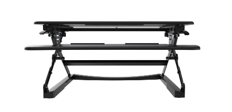 Picture of RAPID RISER MEDIUM DESK BASED ADJUSTABLE WORKSTATION 890 X 590MM BLACK