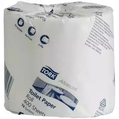 Picture of TORK ADVANCED TOILET ROLL 2-PLY 400 SHEETS