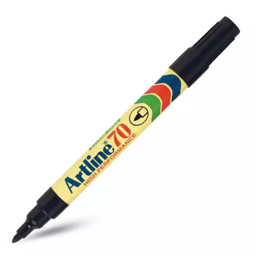 Picture of ARTLINE 70 PERMANENT MARKER BULLET 1.5MM BLACK