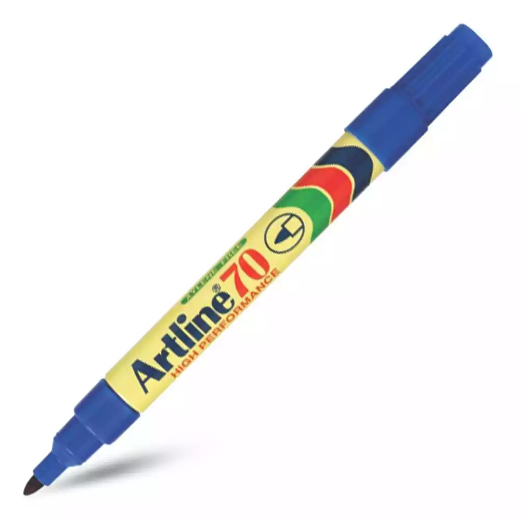 Picture of ARTLINE 70 PERMANENT MARKER BULLET 1.5MM BLUE