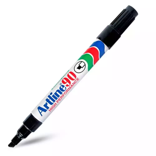 Picture of ARTLINE 90 PERMANENT MARKER CHISEL 2-5MM BLACK