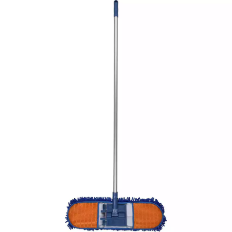 Picture of CLEANLINK CHENILLE DUST MOP 600MM WITH 1350MM ALUMINIUM HANDLE BLUE