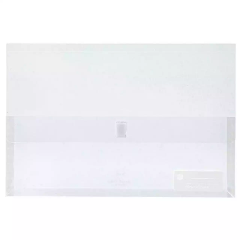 Picture of MARBIG POLYPICK DOCUMENT WALLET FOOLSCAP CLEAR