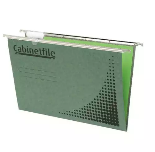 Picture of CRYSTALFILE CLASSIC SUSPENSION FILES FOOLSCAP GREEN PACK 50