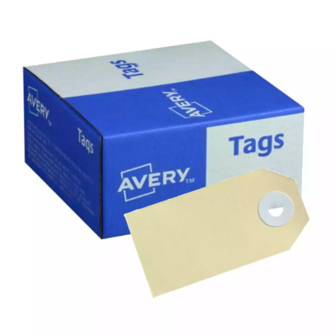 Picture of AVERY 16000 SHIPPING TAG SIZE 6 134 X 67MM BUFF BOX 1000