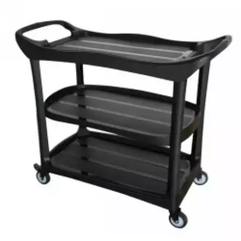 Picture of CLEANLINK UTILITY TROLLEY 3 TIER BLACK