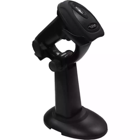 Picture of CINO F-780 LINEAR BARCODE IMAGING SCANNER WITH STAND BLACK