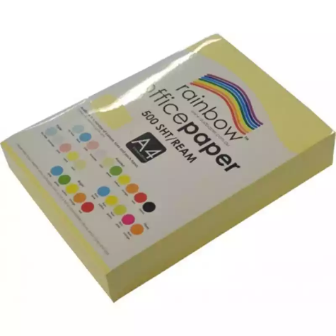 Picture of RAINBOW COLOURED A4 COPY PAPER 80GSM 500 SHEETS SAND