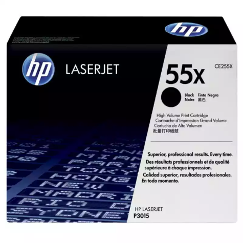 Picture of HP CE255X 55X TONER CARTRIDGE HIGH YIELD BLACK