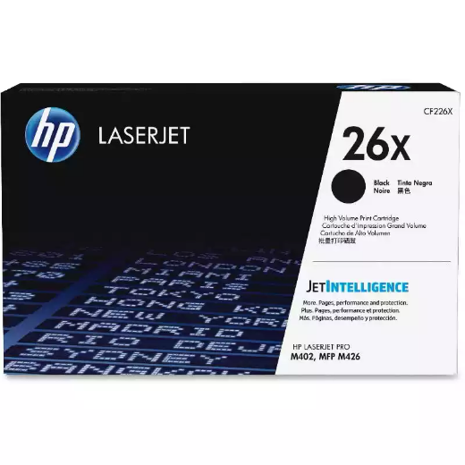 Picture of HP CF226X 26X TONER CARTRIDGE HIGH YIELD BLACK