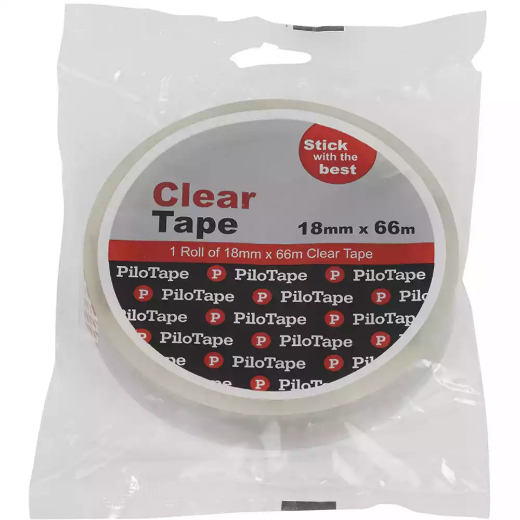 Picture of PILOTAPE PREMIUM STATIONERY TAPE 18 X 66M