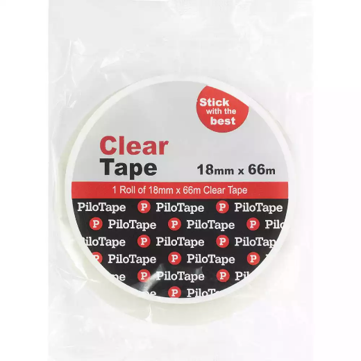 Picture of PILOTAPE PREMIUM STATIONERY TAPE 18 X 66M