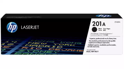 Picture of HP CF400A 201A TONER CARTRIDGE BLACK