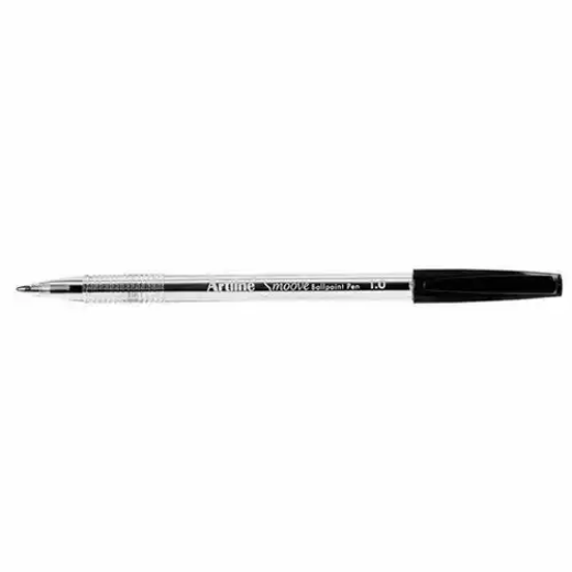 Picture of ARTLINE SMOOVE BALLPOINT PEN MEDIUM 1.0MM BLACK BOX 12