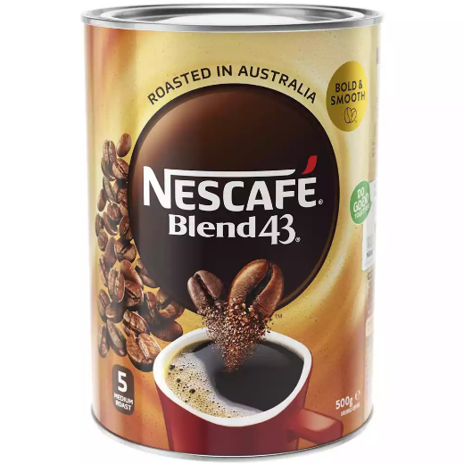 Picture of NESCAFE BLEND 43 INSTANT COFFEE 500G CAN