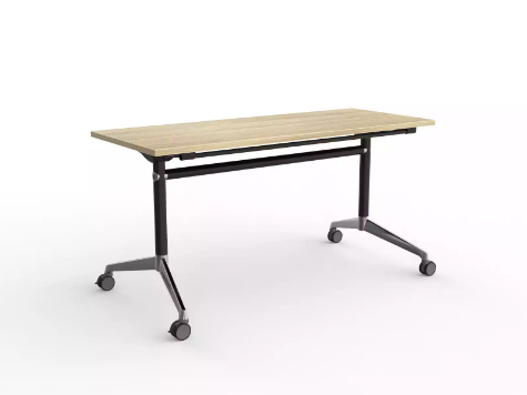 Picture of Modulus Flip Table in black- 1500 x 600mm New Oak Top