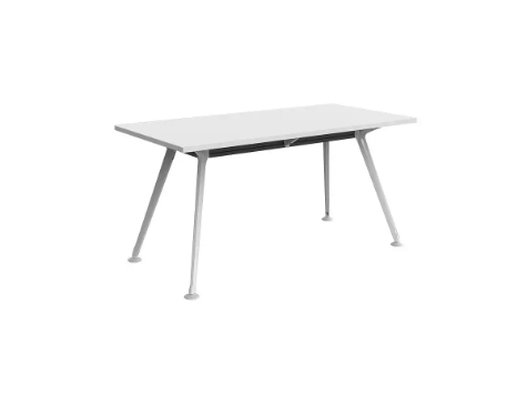 Picture of 1500 x 750mm Team Table- White Frame, White Top