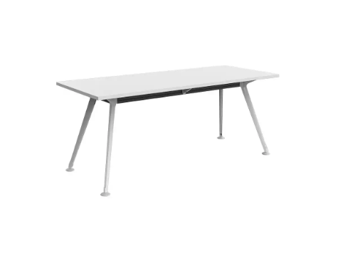 Picture of 1800 x 750mm Team Table- White Frame, White Top