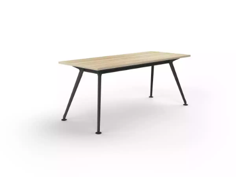 Picture of 1800 x 900mm Team Table- Black Frame, New Oak Top