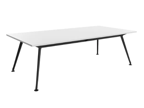 Picture of 2400 x 1200mm Team Table- Black Frame, White Top