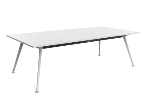 Picture of 2400 x 1200mm Team Table- White Frame, White Top