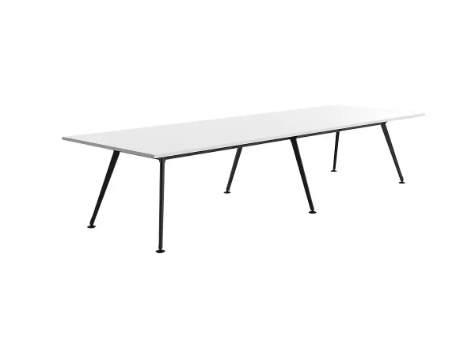 Picture of 3600 x 1200mm Team Table- Black Frame, White Top