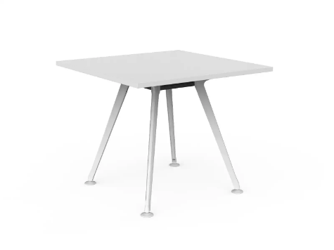 Picture of 900 x 900mm Team Table- White Frame, White Top