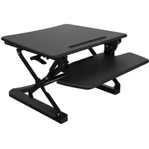 Picture of RAPID RISER MEDIUM DESK BASED ADJUSTABLE WORKSTATION 890 X 590MM BLACK