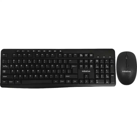 Picture of INITIATIVE WIRELESS KEYBOARD AND MOUSE COMBO BLACK