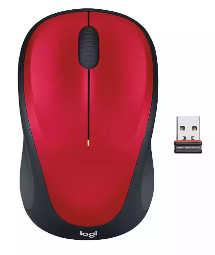 Picture of LOGITECH M235 WIRELESS MOUSE RED