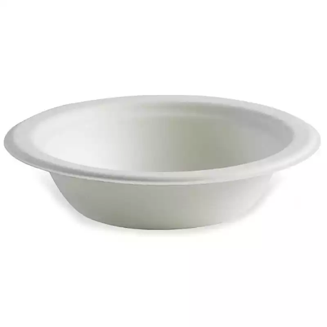 Picture of BIOPAK BIOCANE BOWL 390ML WHITE PACK 125