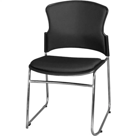 Picture of STEELCO ADAM VISITOR CHAIR SLED BASE FABRIC BLACK