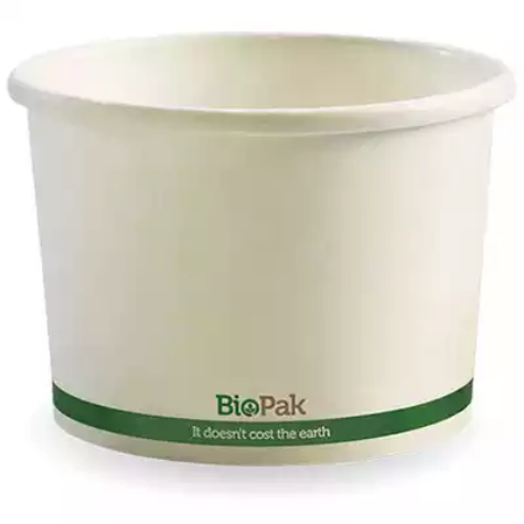 Picture of BIOPAK BIOBOWL BOWL 250ML WHITE PACK 50