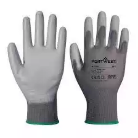 Picture of PORTWEST A120 PU PALM GLOVE GREY M