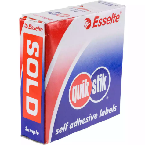 Picture of QUIKSTIK LABEL DISPENSER SOLD 16 X 63MM ORANGE PACK 250