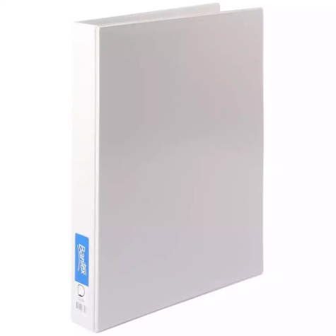 Picture of BANTEX INSERT RING BINDER 4D 38MM A3 WHITE