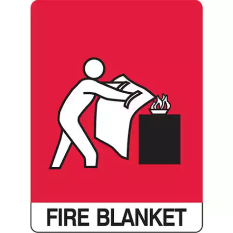 Picture of TRAFALGAR FIRE BLANKET SIGN 300 X 225MM