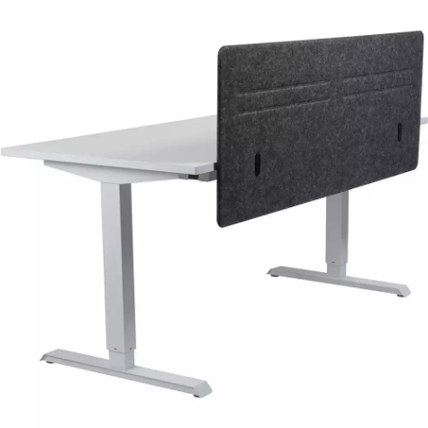 Picture of HEDJ FRONT PET DESK MOUNTED SCREEN 1400 X 500MM CHARCOAL