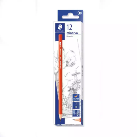 Picture of STAEDTLER 130 MINERVA GRAPHITE PENCILS HB BOX 12