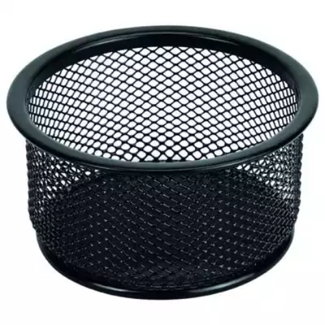 Picture of ESSELTE METAL MESH PAPER CLIP HOLDER BLACK