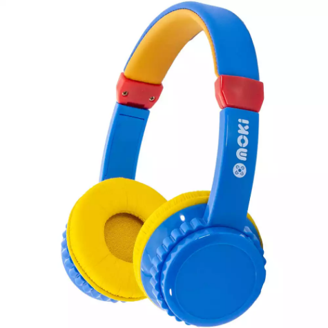 Picture of MOKI PLAY SAFE VOLUME LIMITED HEADPHONE BLUE/YELLOW