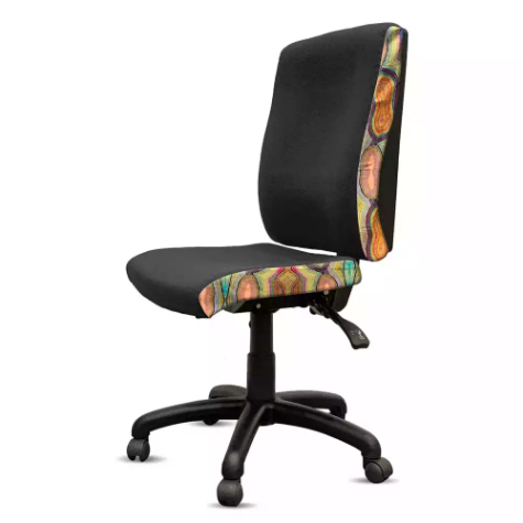 Picture of ORANGE DUST KATHERINE CHAIR HIGH BACK 510 X 450 X 990MM ROCK BLACK