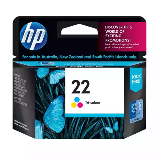 Picture of HP C9352AA 22 INK CARTRIDGE VALUE PACK CYAN/MAGENTA/YELLOW