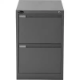 Picture of MERCURY FILING CABINET 2 DRAWER 470 X 620 X 710MM GRAPHITE RIPPLE