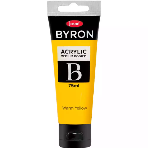 Picture of JASART BYRON ACRYLIC PAINT 75ML WARM YELLOW