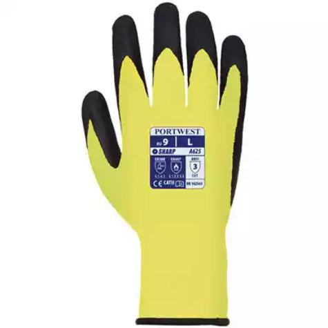 Picture of PORTWEST A625 VIS-TEX 5 CUT RESISTANT GLOVE YELLOW M