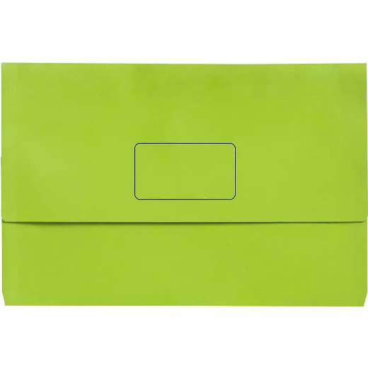 Picture of MARBIG SLIMPICK DOCUMENT WALLET FOOLSCAP GREEN